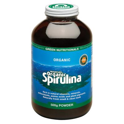 Green Nutritionals Mountain Organic Spirulina Powder 500g